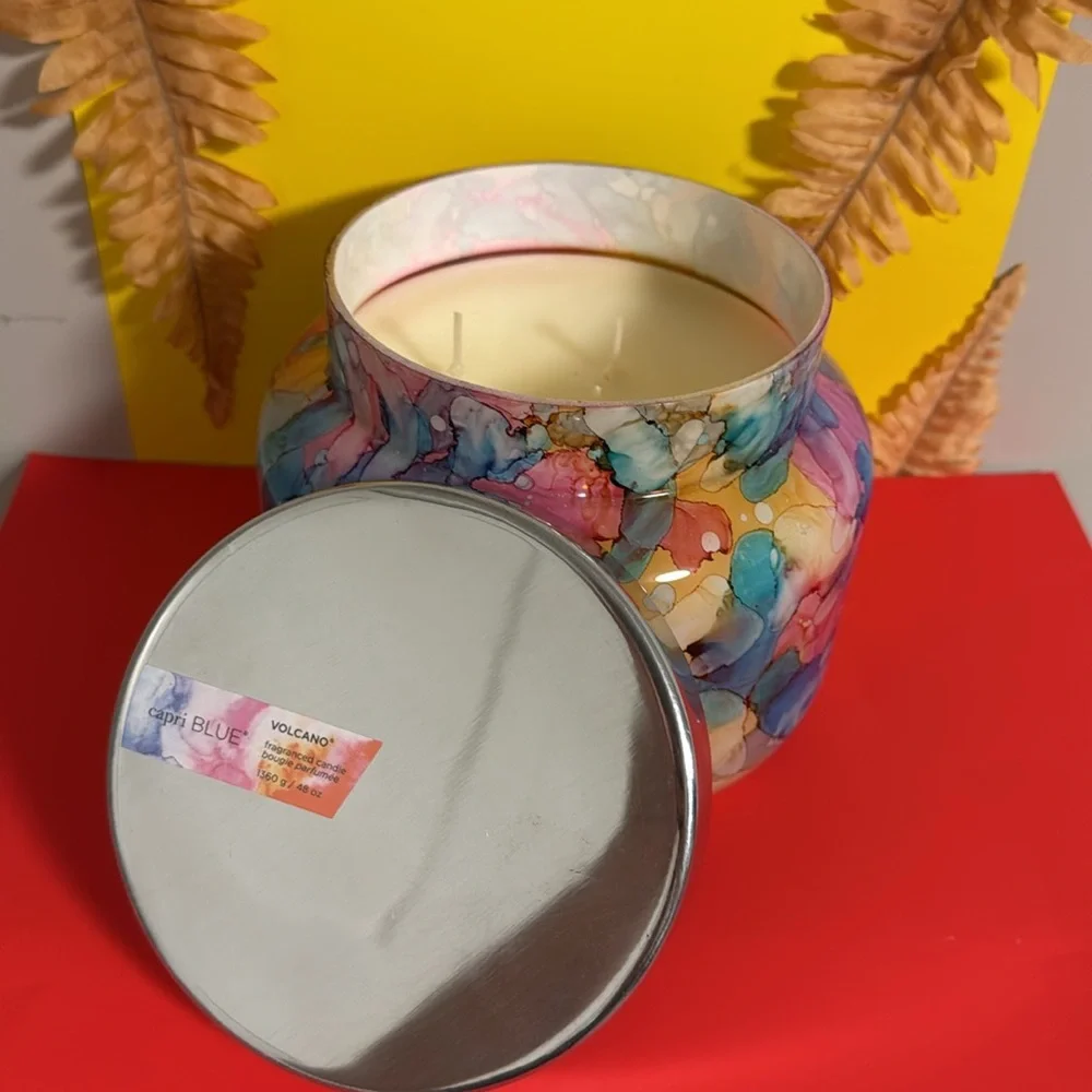 Capri Blue Volcano Candle -Tropical Fruits & Sugared Citrus Candle (48 Oz) - Picture 5 of 9